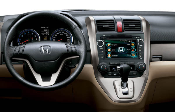 Штатная магнитолаGps,Navi,DVD  Roadrover  для  Honda CR-V